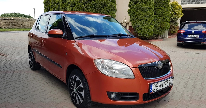 Skoda Fabia cena 15900 przebieg: 125000, rok produkcji 2007 z Strzegom małe 742